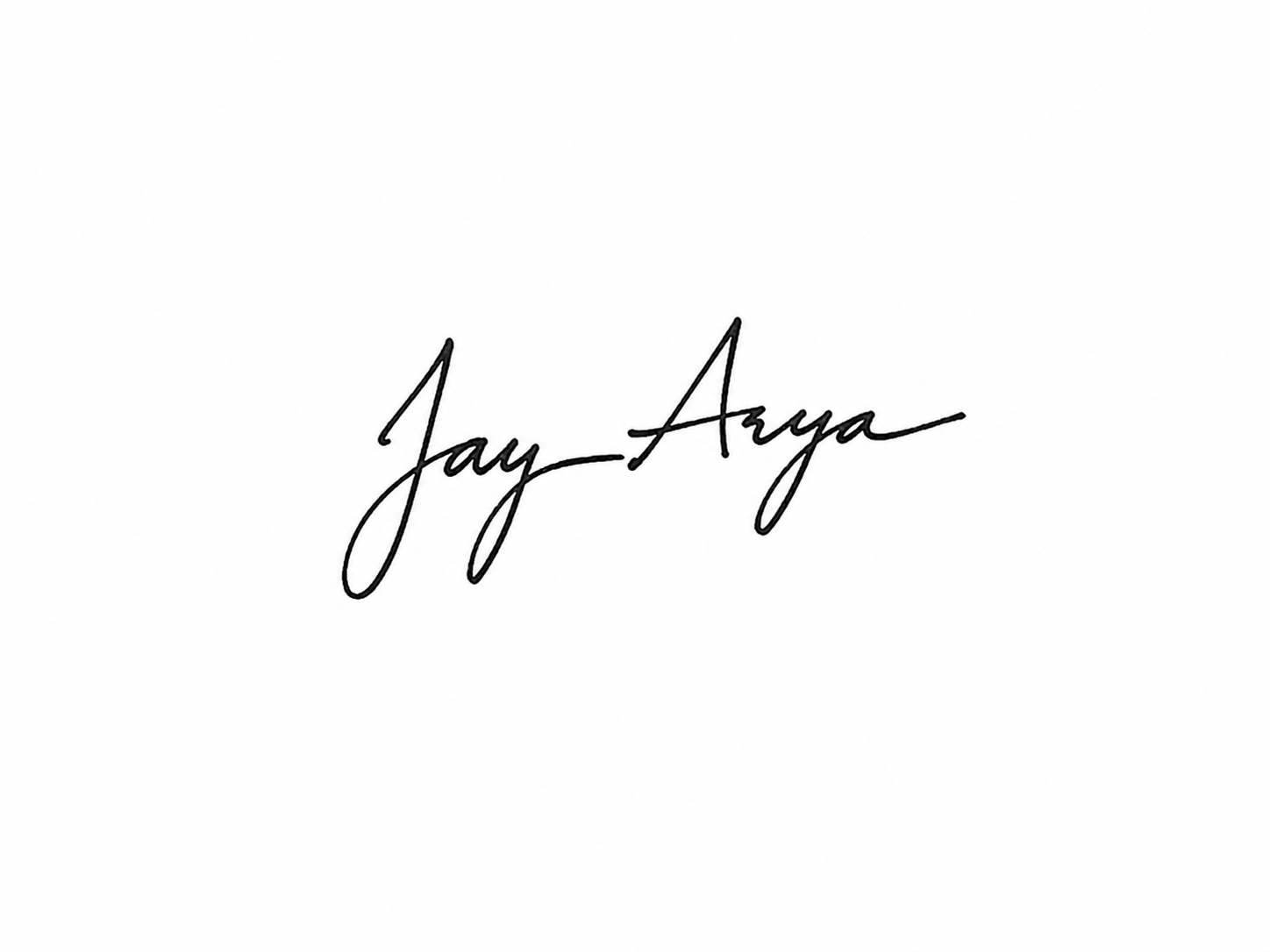 Jay Arya Signature